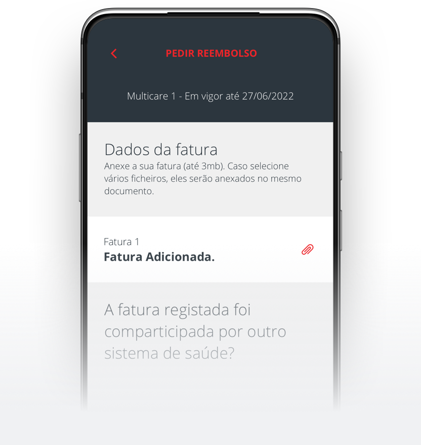Pedir reembolso de despesas de saúde